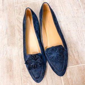 Talbots baby suede flats size 9